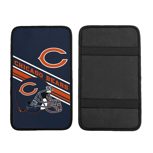 Chicago Bears Print armrest protective cover car armrest box cushion