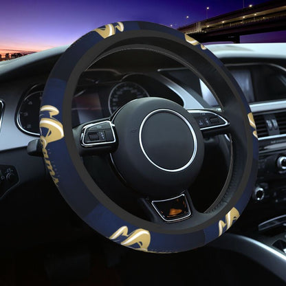 Los Angeles Rams 2 Printed breathable elastic steering wheel protective cover