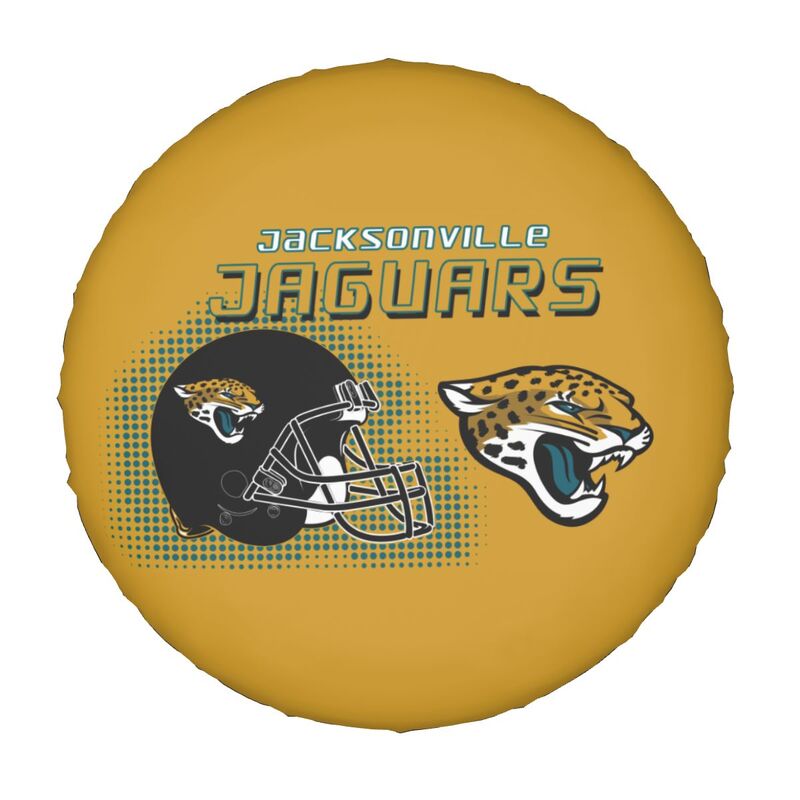 Jacksonville Jaguars Print car tire protection cover car spare tire dust protection covers