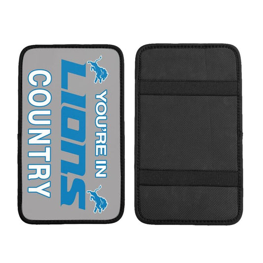 Detroit Lions Printed car armrest box pad elbow support pad