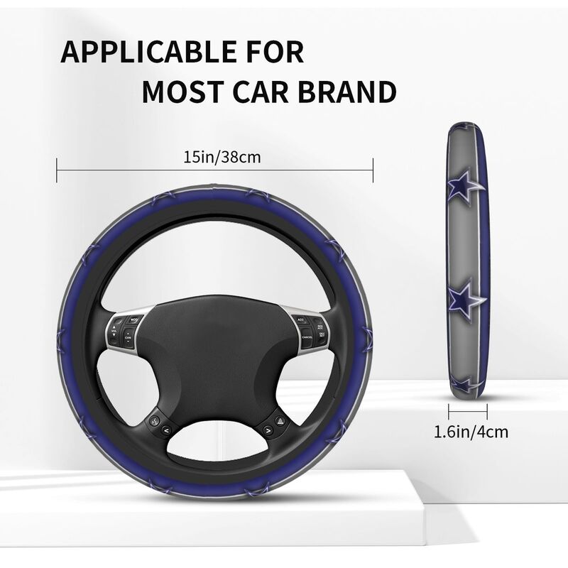 Dallas Cowboys 1 Printed car anti-skid cover elastic steering wheel cover