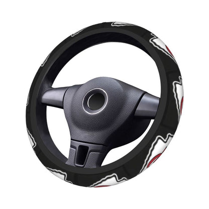 Kansas City Chiefs Printed breathable anti slip cover elastic steering wheel cover