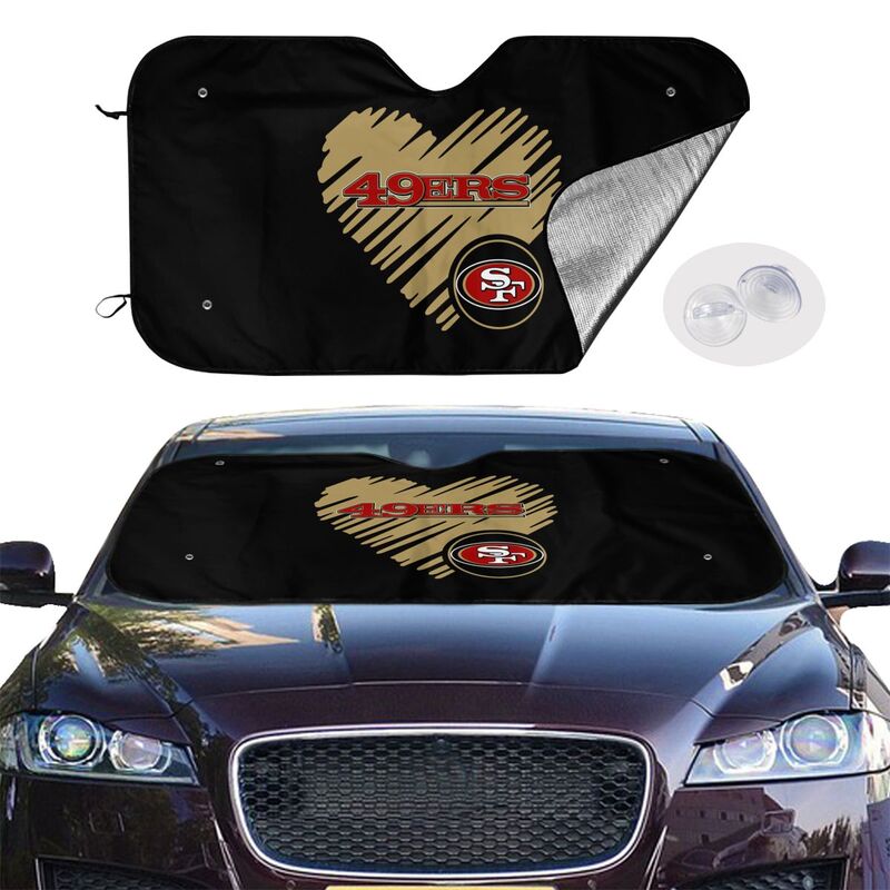 San Francisco 49ers Printing is suitable car front windshield sunshades Car windshield sunshades