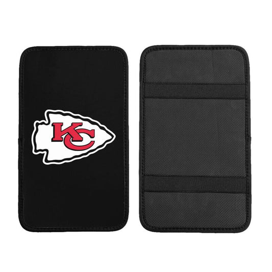 Kansas City Chiefs2 Printed car armrest box pad elbow protection pad