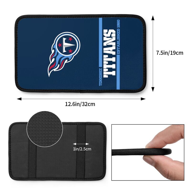 Tennessee Titans Printed car armrest box pad Protective pad