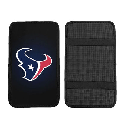 Car armrest box pad Houston Texans3 Printed central armrest box pad anti slip pad