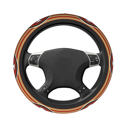 San Francisco 49ers 7 Printed breathable elastic steering wheel anti slip cover