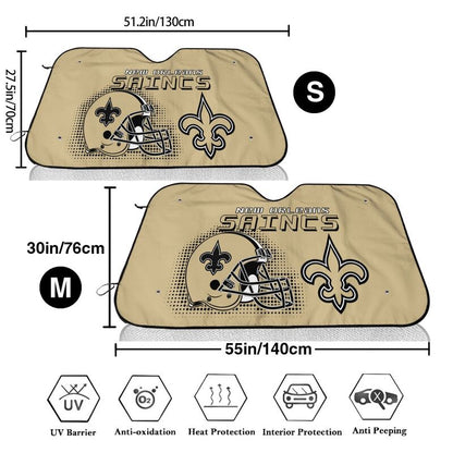 New Orleans Saints Printing Car windshield sunshades is suitable car front windshield sunshades