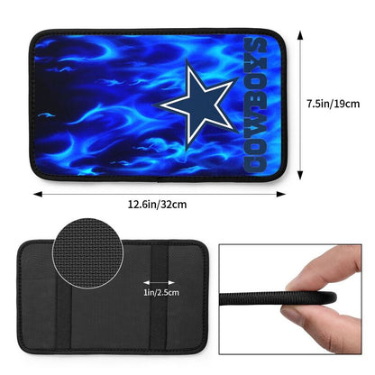 Car armrest box pad Dallas Cowboys Printed center armrest box pad protective pad