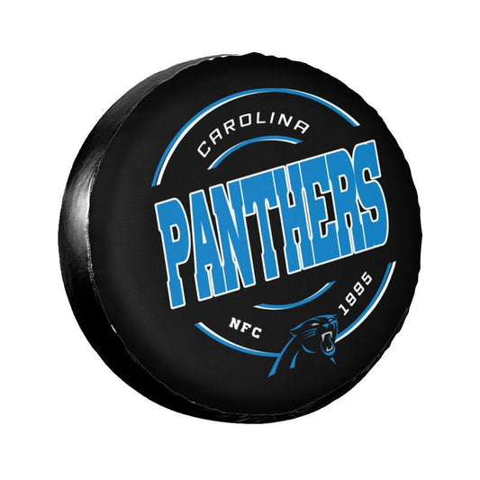Carolina Panthers Printed tire protection cover car spare tire dust protection cover