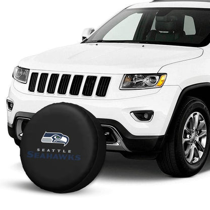 Seattle Seahawks Car tire protective cover waterproof and dustproof tire cover