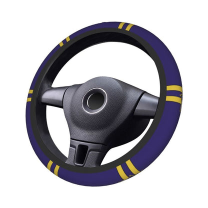 Baltimore Ravens Printed breathable elastic steering wheel cover