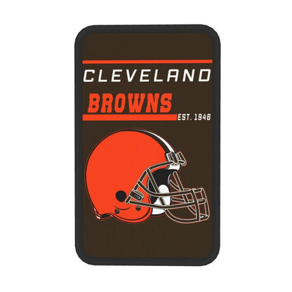 Cleveland Browns Print car armrest box cushion armrest protective cover
