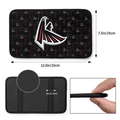 Atlanta Falcons printed Car handrail cushion Personalized car armrest cover