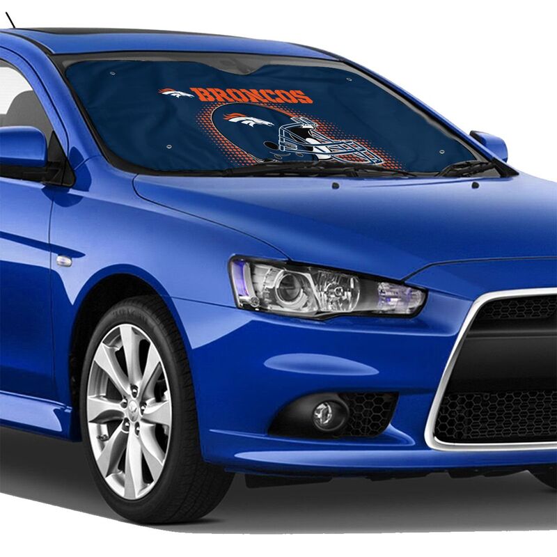 Denver Broncos Printing car front windshield sunshade car windshield sunshade multi size