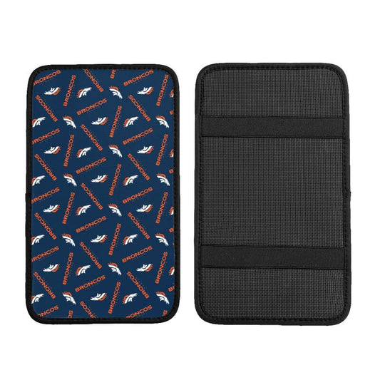 Denver Broncos  Printed armrest protective cover car armrest box cushion
