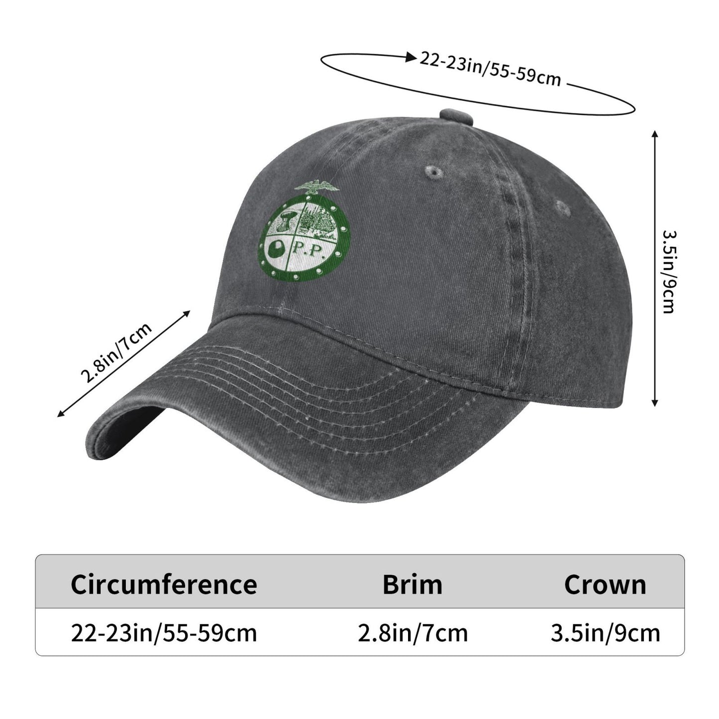 Pee Pee Township Printed unisex baseball cap adjustable cap outdoor sun hats trucker hat