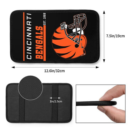 Cincinnati Bengals Print car armrest box cushion armrest protective cover