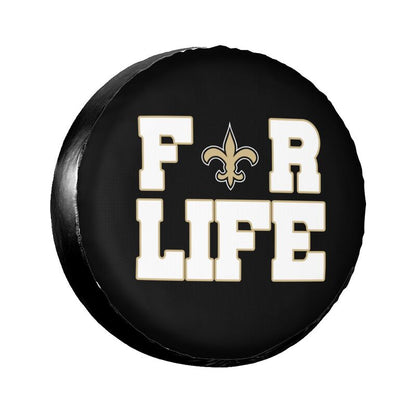 New Orleans Saints Printing tire protection cover car spare tire dust protection cover