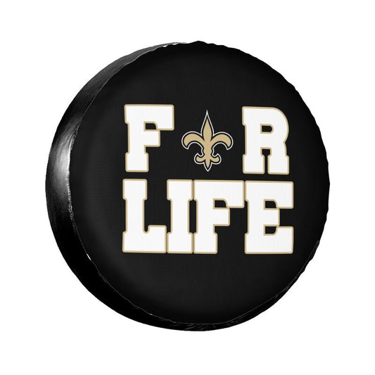 New Orleans Saints Printing tire protection cover car spare tire dust protection cover