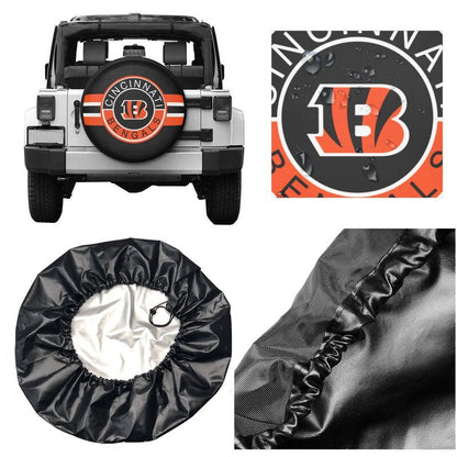 Cincinnati Bengals Print tire protection cover car sun protection tire protection cover