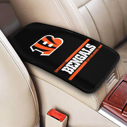 Cincinnati Bengals Printed car armrest box pad Protective pad