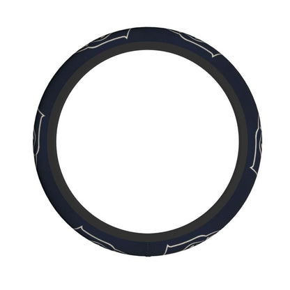 Seattle Seahawks Printed breathable elastic steering wheel protective cover