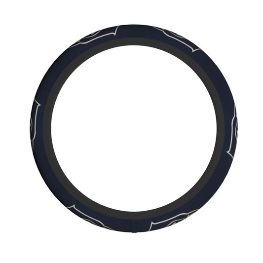 Seattle Seahawks Printed breathable elastic steering wheel protective cover