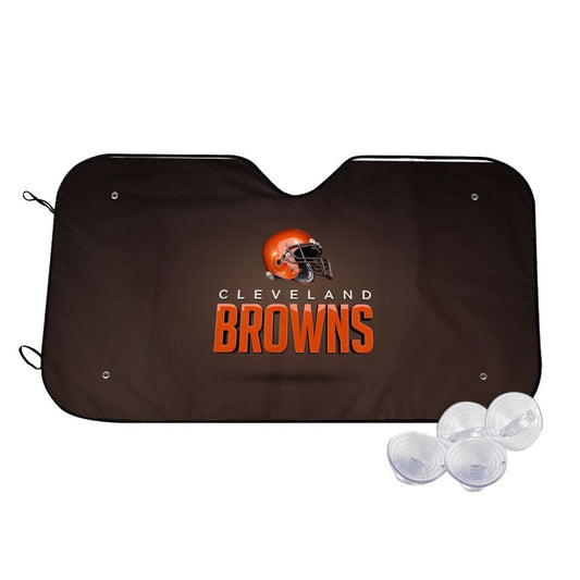Cleveland Browns 3 Print suitable for front Car windshield sunshades Car windshield sunshades