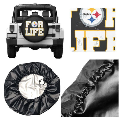 Pittsburgh Steelers Printing tire protection cover car spare tire dust protection cover