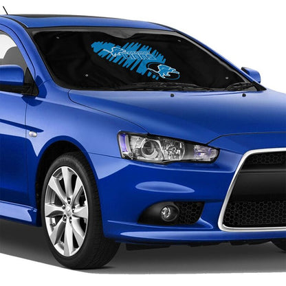 Detroit Lions Printing is suitable car front windshield sunshades Car windshield sunshades