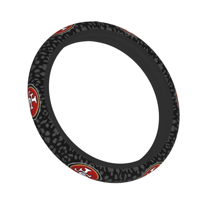 San Francisco 49ers Printed elastic steering wheel cover car steering wheel protective cover