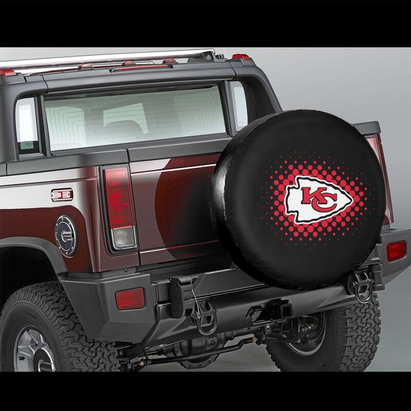 Kansas City Chiefs Printing tire protection cover car sun protection tire protection cover