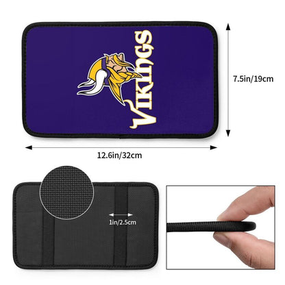 Minnesota Vikings Printed car armrest box pad elbow protection pad