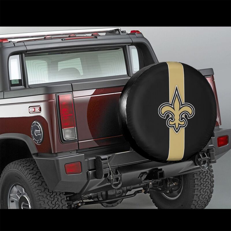 New Orleans Saints 3 Print tire protection covers car sunscreen tire protection covers