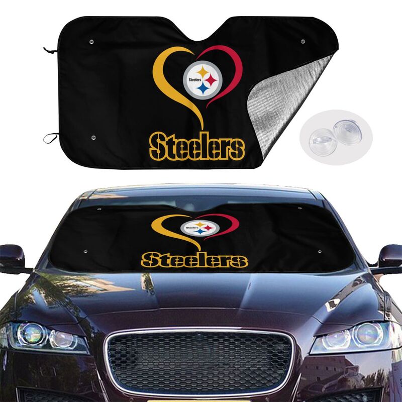 Pittsburgh Steelers Printed suitable for front Car windshield sunshades Car windshield sunshades