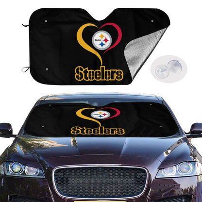 Pittsburgh Steelers Printed suitable for front Car windshield sunshades Car windshield sunshades
