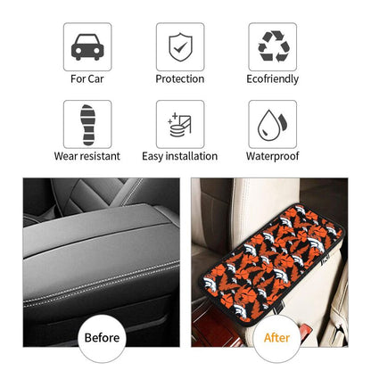 Denver Broncos printing Center console armrest pad car armrest protective cover car