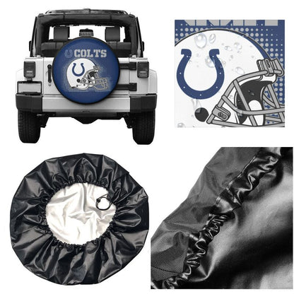 Indianapolis Colts Printed tire protection cover car sun protection tire protection cover