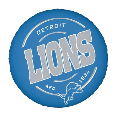 Detroit Lions Printing car tire protection cover car spare tire dust protection cover