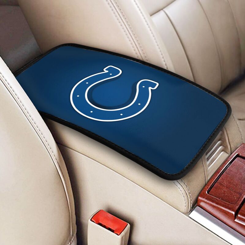 Indianapolis Colts Printed car armrest box pad elbow protection pad