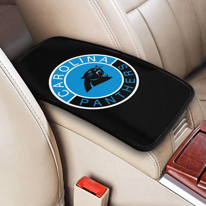 Carolina Panthers print car armrest protective cover Car center console armrest pad