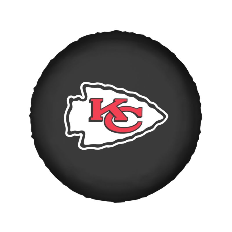 Kansas City Chiefs Car tire protection cover spare tire waterproof and dustproof cover