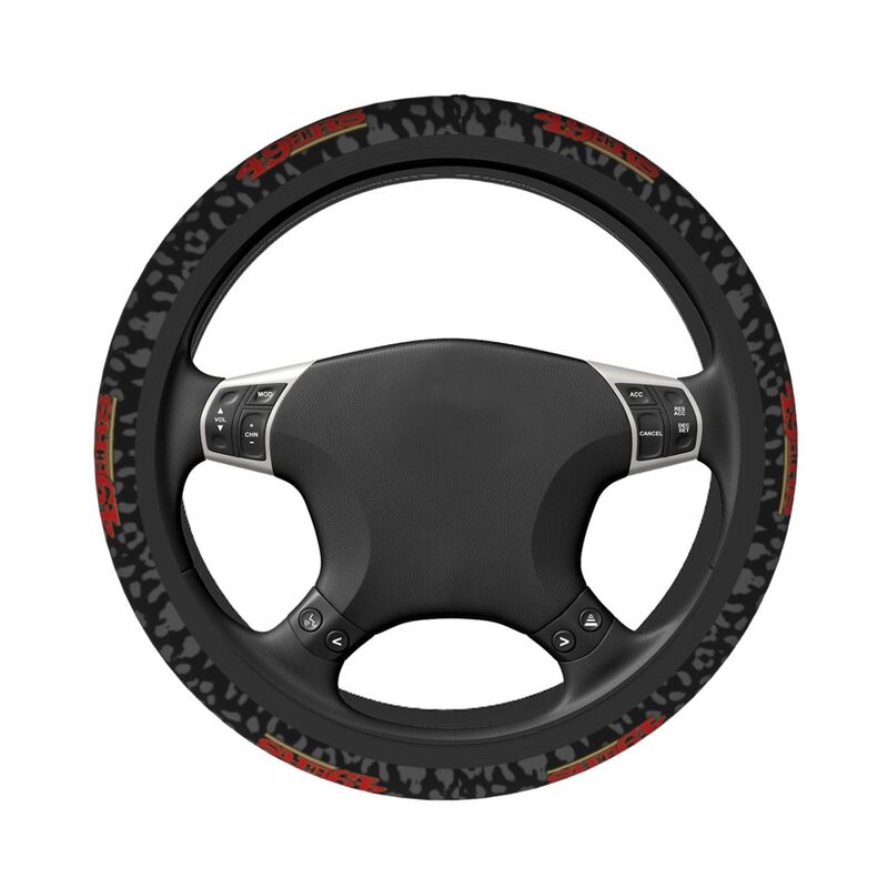 San Francisco 49ers Printed elastic steering wheel cover car anti-skid cover