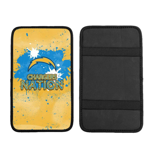 San Diego Chargers print car center console armrest pad Car armrest box protective cover