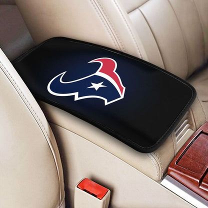 Car armrest box pad Houston Texans3 Printed central armrest box pad anti slip pad