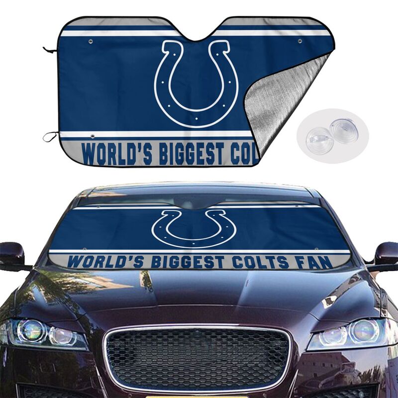 Indianapolis Colts Printing is suitable for car front windshield sunshades Car windshield sunshades