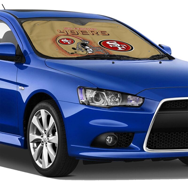 San Francisco 49ers Printing Car windshield sunshades is suitable car front windshield sunshades