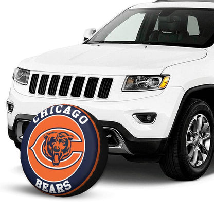Chicago Bears Car tire protective cover waterproof and dustproof tire cover