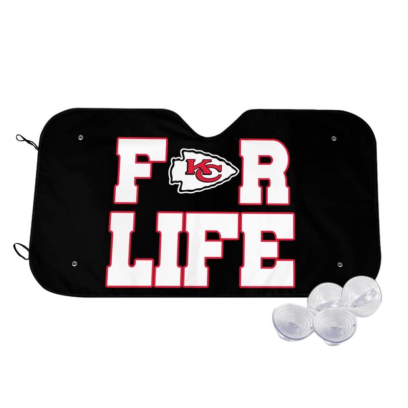 Kansas City Chiefs Printed car multi size front windshield sunshade car windshield sunshade